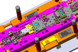 冲压汽车模具结构图纸0010
