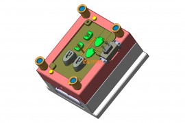 塑胶模具设计结构图纸0137