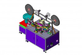 母端连接器伺服二次送料插端折料设备