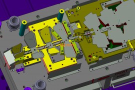 VISI五金汽车模具结构图纸0019