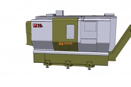 哈斯数控机床三维图