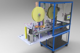 汽车链接器折弯裁切机