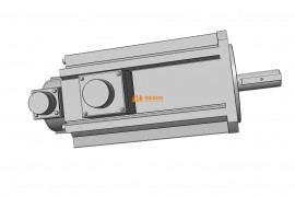 三菱伺服电机 3D模型