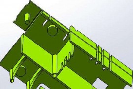 塑胶模具设计之模压支架注塑模