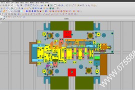 五金汽车模具结构图纸0010