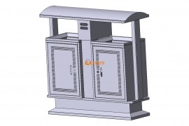 室外型不锈钢垃圾箱