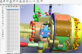 汽车后桥传动轴（内部结构完整）