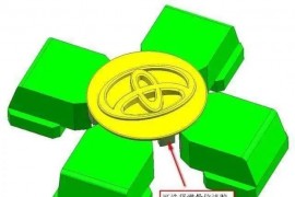 丰田标志注塑模具设计-浇注系统及模仁大小的确定