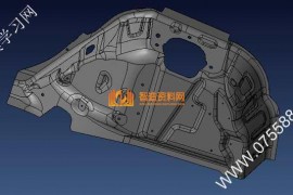 汽车件钣金产品图纸0016