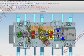 五金汽车模具结构图纸0049