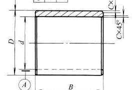 铜合金整体轴套厚壁系列的尺寸(图文教程)