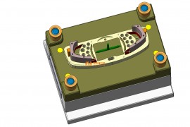塑胶模具设计结构图纸0129