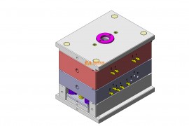 塑胶模具设计结构图纸0116