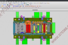 五金汽车模具结构图纸0087