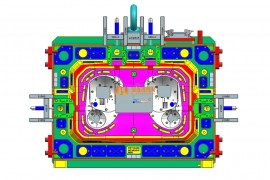 塑胶汽车模具设计结构图纸0021