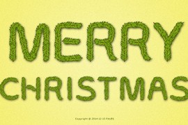 教你用PS绘制好看的常青树字体效果(图文教程)