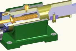 典型零部件机械制图实例-微动机构（图文教程）