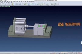 小轴止动部件铆接工装