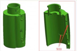 分享模具设计中的—— 爆炸行位内出斜顶加反行位