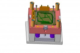 塑胶模具设计结构图纸0174