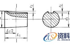 圆锥形轴伸大端处键槽深度尺寸(GB/T1570-1990)(图文教程)