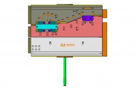 塑胶模具设计结构图纸0153
