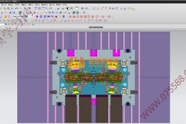 五金汽车模具结构图纸0092