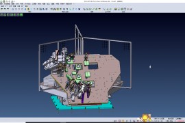 汽车引擎盖机器人自动焊接工作站（焊接夹具+转台系统）