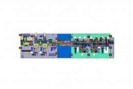 全自动贴膜插针机
