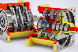 三级行星齿轮箱（三级行星齿轮减速器）