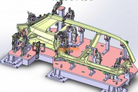 奔驰车焊接夹具（奔驰侧围外板焊接夹具）