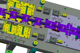 冲压汽车模具结构图纸0022