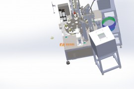 马达波珠弹簧片自动组装机*