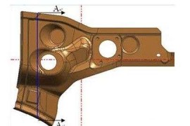 某汽车车身B柱零件，整形翻边复合模设计要点详解