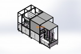 电机盖平面度检测、气密性检测机