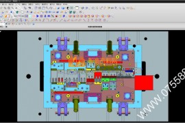 五金汽车模具结构图纸0054