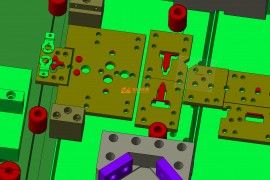 冲压模具结构图纸0006