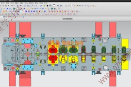 五金汽车模具结构图纸0086