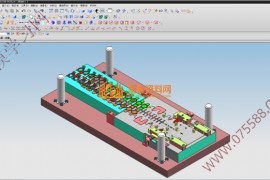五金汽车模具结构图纸0030