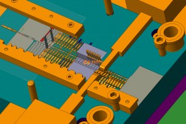 冲压端子模具结构图