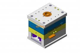 塑胶模具设计结构图纸0131