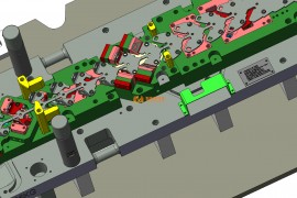 冲压汽车模具结构图纸0005