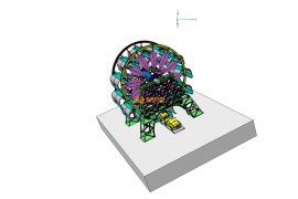 智能旋转立体车库