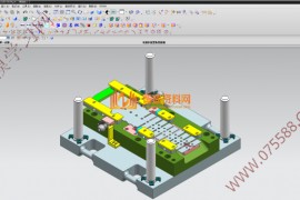 五金汽车模具结构图纸0034