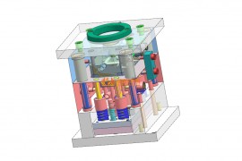 塑胶模具设计全套图纸0268