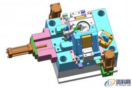 塑胶模具设计-经典的行位出行位+前模行位结构解析