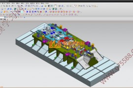 五金汽车模具结构图纸0084