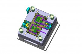 塑胶模具设计结构图纸0156