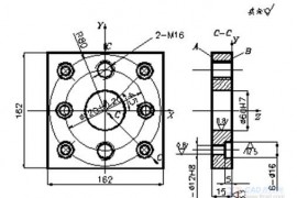 加工中心加工端盖编程实例（图文教程）