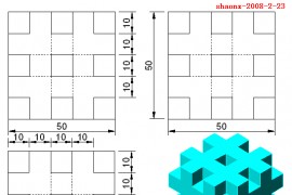 AutoCAD三维教程－长方体、三维阵列、差集（图文教程）